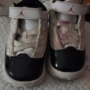 Kids Black and White Sneakers